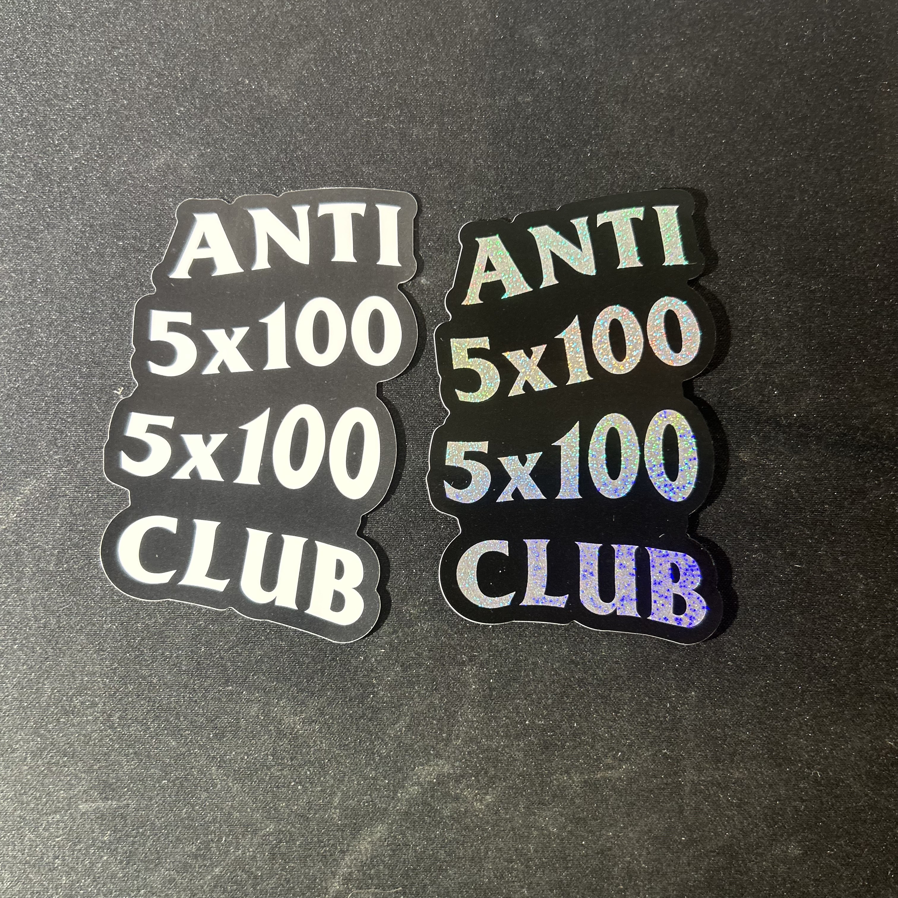 Anti5x100Club GKTech sticker