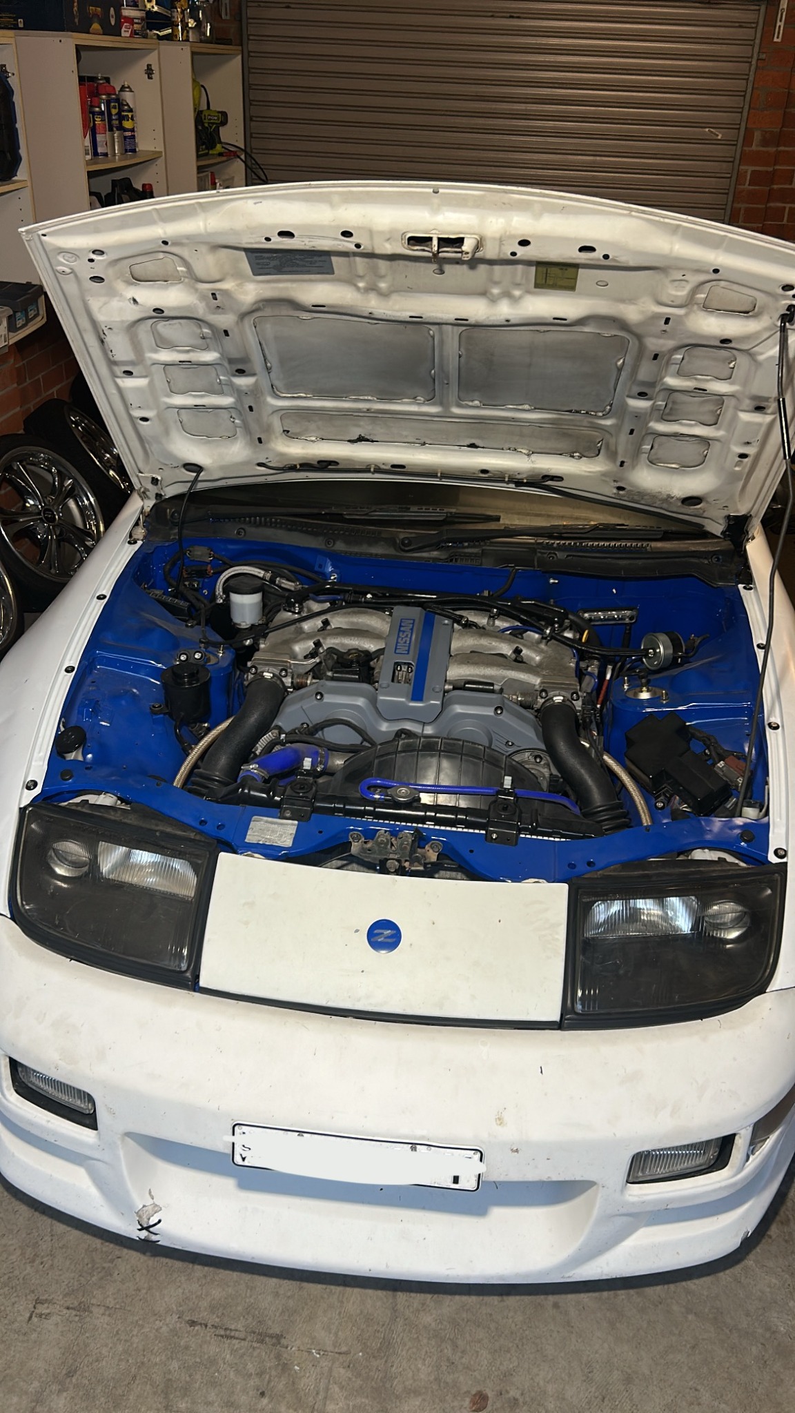 Nissan engine bay